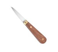 BCOATH Herramientas para abrir ostras acero inoxidable mango de madera plata uso doméstico y restaurante