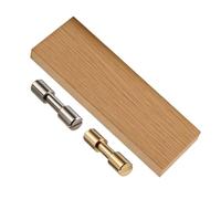 BCOATH Kit de Pasadores Remachables con Sujetadores de Latón y Acero Inoxidable de 6mm para Mango de Cuchillo de Madera para Fabricación y Manualidades de Cuchillos