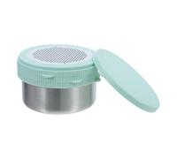 BCOATH Rallador de Queso Multifunción con 4 Cuchillas Intercambiables de Acero Inoxidable Diseño Redondo con Base Antideslizante para Cocina Moderna