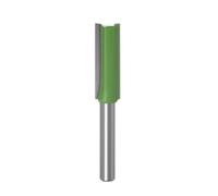 BCOMFY Broca de enrutador de vástago de 6 mm for Tallado de Madera, de un Solo Filo, de Doble Filo, for máquina de Corte de Bordes Rectos, Cortador de Ranuras Verde(3mm)