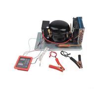 BD25HC DC 12-24V Kit de compresor solar de bajo ruido | Adaptador automático de doble voltaje, bajo ruido ≤ 40 dB, listo para energía solar, carcasa de metal