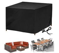 BDBSGBH - Fundas para muebles de jardín impermeables 100x70x70cm, tela Oxford 600D resistente, anti UV, funda para muebles de exterior con cordón, apta para mesa de patio, silla y mesa cuadrada de