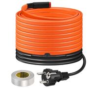 BDDFOTO Cable Calefactor Anticongelante 25 W/m, Para Techo y Bajantes, Calentamiento Rápido, 14 m