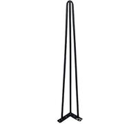BDFJEDS Patas de Mesa Metalicas 1 Uds. Patas de Silla en Forma U 8/10/14/18/22/28 Pulgadas, Patas sofá DIY, Metal for Mueble, gabinete(Black 16inch 40cm)