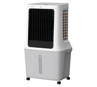 BE COOL Enfriador de aire, depósito de agua de 30 L, 120 W, control WiFi, circulación de aire de 1800 m³/h, alcance de 15 m, función de aire seco, pantalla LED, temporizador, mando a distancia