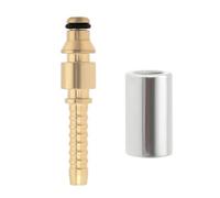 Be In Your Mind 1 manguera de latón de 1/4 pulgadas para lavadora a presión macho de ajuste rápido de 6,5 mm con virola de crimpado compatible con lavadora a presión Stihl