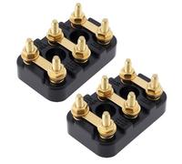 Be In Your Mind 2 piezas de bloque de terminales de motor eléctrico M4 50x32mm adecuado para la mayoría de generadores de motores eléctricos