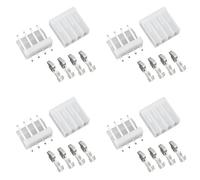 Be In Your Mind 20 juegos de conectores de cabezal PCB macho hembra de 4 pines de 3,96 mm compatible con Molex 5239