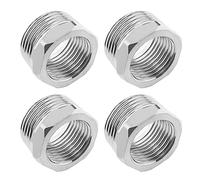 Be In Your Mind 4 Piezas 3/4 Macho A 1/2 Hembra Conector Accesorios Reductores Tubería Agua Accesorios Reductores Rosca para Tuberías Radiadores Tanques Agua Instalaciones Sanitarias Rosca BSP