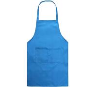 BE-TOOL Delantal de chefs Chefs, unisex, duradero, cómodo, con bolsillo frontal, lavable, para cocinar, hornear, cocina, restaurante, manualidades, azul, 70CMx60CM