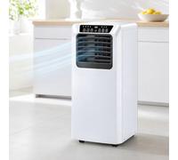 Beachtiful Aire Acondicionado Portátil de 9 000 BTU, 3 en 1 (enfría 20 m²), Silencioso con Ventilador y Deshumidificador, Pantalla LED, Mando a Distancia, Temporizador de 24 Horas; para Dormitorios