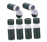 Beatifufu 6piezas Tubo De Cartón Kraft Para Envase De Esencial De Contenedor Cilíndrico Para Manualidades y Almacenamiento De Artículos Pequeños Oscuro