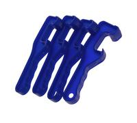 Beatifufu Abridor de Botes para Tapas de Cubos de Plástico y Pintura, Herramienta Anti Óxido Palanca para Uso en Hogar y Tienda, Paquete de 4 Piezas Azul