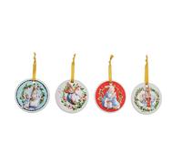 Beatrix Potter - Adorno Colgante de Peter Rabbit Ho (Juego de 4)