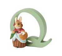 Beatrix Potter Alphabet Letter - Figura Decorativa de la Letra Q, diseño de Sra. Rabbit