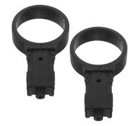 Beaupretty 2 Piezas Accesorios para Escaleras Telescópicas Pieza de Escalera Telescópica Negro Abs Antideslizante para Construcción y Mantenimiento