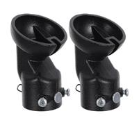 Beaupretty 2 Piezas Adaptador para Ventilador de Techo Inclinado, Acero 45° | Techos Abovedados y Bases Originales, Instalación Estable, Amplia Compatibilidad, Villas
