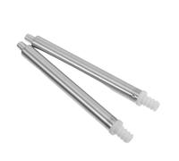 Beaupretty 2 Piezas Poste De Repuesto para Escobilla De Baño De Acero Inoxidable con Rosca Accesorio para Cabezal De Escobilla De Inodoro Varilla Adaptadora para Limpieza Y Mantenimiento