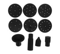 Beaupretty 3 Juegos Fuente Solar para Baño de Pájaros Fuente de Agua Solar Flotante Abs Negro para Estanques Pequeños y Acuarios Fácil Instalación