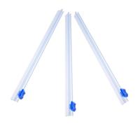 Beaupretty 3 Piezas Cortador para Film Transparente de Plástico Azul Resistente y Fácil de Reemplazar Hoja, Tamaño 27.5x2.5x1.3cm, Adecuado para Supermercados y Restaurantes