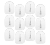 Beaupretty 80 Piezas Mini Ganchos Adhesivos Transparentes para Pared y Techo Fuerte Adhesión y Diseño Moderno para Colgar Toallas en Baño y Cocina
