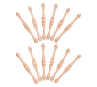 Beaupretty Balaustres Tallados Intrincados 25 Piezas de Madera Maciza sin Pintar Diseño en Forma de Calabaza, Instalación Fácil y Mantenimiento Simple para Escaleras y Decoración