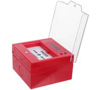 Beaupretty Botón de Emergencia Manual de Plástico para Activación de Alarma Luz y Sonido, Fácil Instalación, Adecuado para Evacuación en Edificios y Oficinas