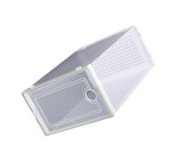 Beaupretty Cajas Zapatos Transparentes de plástico Tipo cajón, 2 Piezas, apilables, para Guardar Zapatillas, Organizador de Armario y Entrada, 12.99X9.05X5.51 in