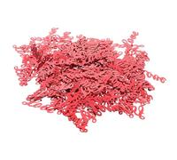 Beaupretty Confeti de Corazones Rojo para Decoración de Bodas y Fiestas, 3 Paquetes Portátiles y Ligeros de Plástico para San Valentín y Eventos Románticos