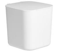 Beaupretty Cubo Mantener Blanco de Basura Tapa de Escritorio Material Pp, Compacto Ordenado y Apto para para Armarios y Dormitorios