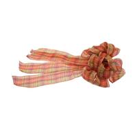 Beaupretty Decoración de Lazo Naranja de Otoño para Mesa Festiva y Mantel, Tela Fina y Diseño Elegante Estilo Farmhouse para Ambiente de Acción de Gracias