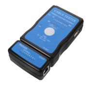 Beaupretty Identificador de Cables Azul Modos de Prueba Versátiles y Alta Precisión, Tester de Red en Plástico y Aleación para Comprobación de Cables Telefónicos