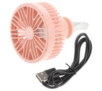 Beaupretty Ventilador de Coche USB Rosa 5v Micro USB ABS para Rvs | Flujo de Aire Portátil, Ahorro de Espacio, para Conductos Traseros y Viajes Compartidos