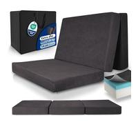 Colchón plegable Beautissu Premium XXL, ideal para invitados, plegable, incluye VS95, 120x200 cm