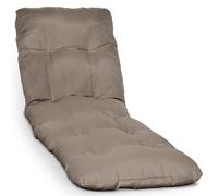 Beautissu, funda para tumbona de jardín, modelo Flair RL, 190x60x8 cm, color taupe