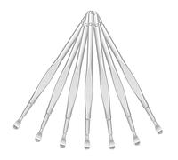 Beavorty 12piezas Cuchara Limpiadora de Oídos Kit Acero Inoxidable Herramienta para Limpieza de Cerumen Accesorios para Oídos para Uso Casa