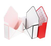 Beavorty 3piezas Caja de Almacenamiento Caja Forma Flores Decoración para Floristería y Eventos de Boda Obsequio de Thanksgiving