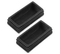 Beavorty Cubiertas para Patas de Escalera Protectores para Pies de Escalera Plegable Goma Negra Antideslizante E Aislante 2 Piezas