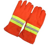 Beavorty Guantes Ignífugos Protección Antideslizante Resistentes al Calor de Algodón y Aislamiento Térmico para Hombres y Mujeres Ideales para Rescate y Trabajo Exterior