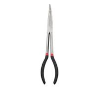Beavorty Pinza de Reparación Negra de Acero Mango Ergonómico Antideslizante y Alicates Extendidos para Crimpadora de Terminales Eléctricos en Trabajos de Electricista