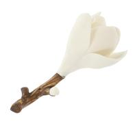 Beavorty Porta Incienso Decorativo de Cerámica Diseño de Flor de Magnolia, Quemador de Incienso para Escritorio Adecuado para Relajación y Alivio del Estrés