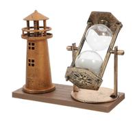 Beavorty Reloj de Arena Vintage Dorado Multifunción de Plástico para Decoración del Hogar y Obsequio de Inauguración Diseño Creativo y Temporizador