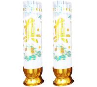 Beavorty Vela Funeraria de Parafina Estilo Chino para Altar de Adoración, Suministro para Ceremonias Conmemorativas y Decoración Interior Sencilla y Elegante