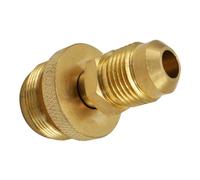 BEAZOOM Adaptador de propano de latón de 38 pulgadas, cilindros de 1 libra a tanques de 20 a 100 libras, parrillas portátiles, estufas, calentadores y freidoras