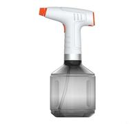 BEAZOOM Botella de spray eléctrica portátil de 0,9 L, riego automático con carga USB para lata con flujo de niebla fina, plantas de interior y control de plagas (naranja + blanco)