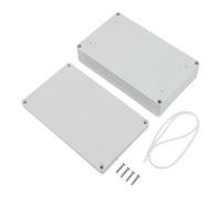 BEAZOOM Caja de conexiones ABS ignífuga impermeable IP65 eléctrica | Bloque de terminales de caja de instrumentos para instalaciones de tratamiento de aguas residuales de fábrica, minas