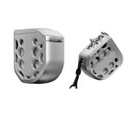 BEAZOOM Cinta métrica portátil de acero inoxidable, 5 m, cuerpo hueco, función de autobloqueo, fijación magnética, uso en taller
