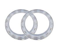 BEAZOOM Collar de clavadora blanca 910767 compatible con FC350A FM350A FR350A tipo 1 2, paquete de 2 sellos neumáticos de clavos