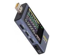 BEAZOOM FNB58 - Medidor de potencia USB con pantalla de 2 pulgadas, probador de corriente de voltaje PD3.0 QC4.0 FCP AFC VOOC, 4-28V 0-7A 120W azul