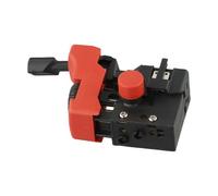 BEAZOOM Interruptor de gatillo de repuesto 343409980 343409560 para taladro de impacto Metabo SBE650 BE561 560, pieza de repuesto negro y rojo